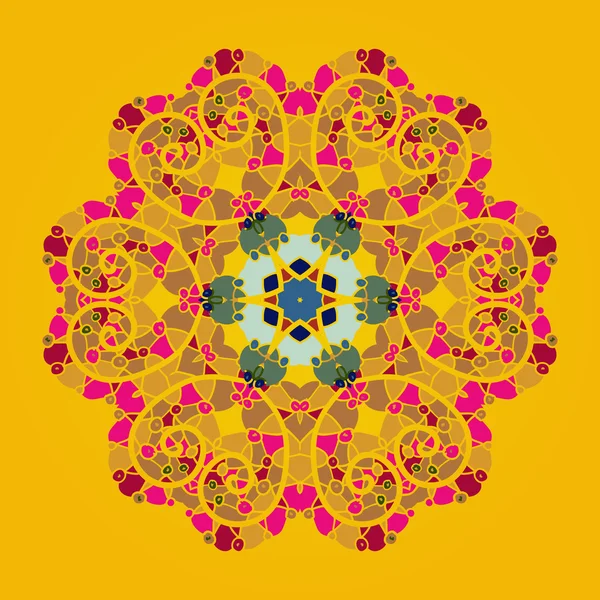 Orientalisches Mandala-Motiv — Stockvektor