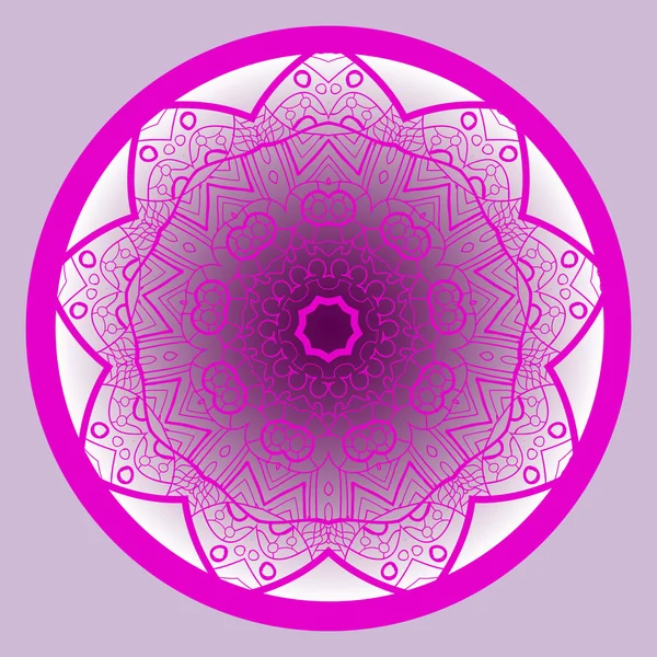 ¿Qué es el karma? Motivo mandala oriental — Vector de stock