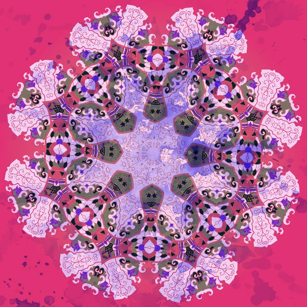 Mandala oriental motif — Image vectorielle