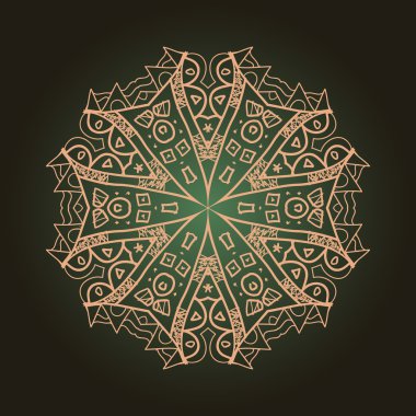 oryantal mandala motif yoga karması