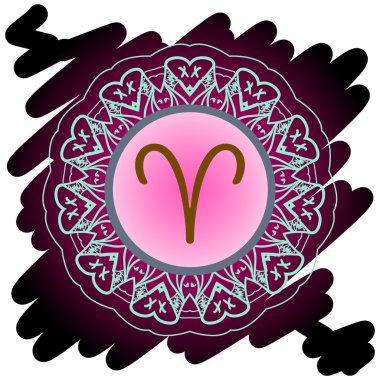 zodiac sign The Ram (aries) clipart