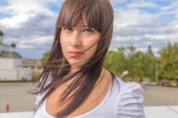 Portrait of the city girl.... — Stock Photo, Image