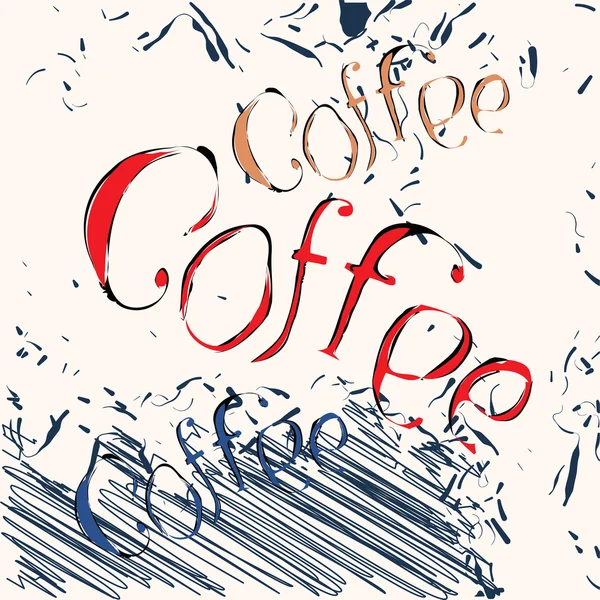 Retro design coffee poster — Stock Vector
