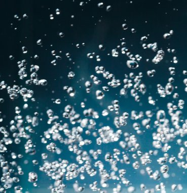 kabarcık veya havada levitating waterdrops ışık