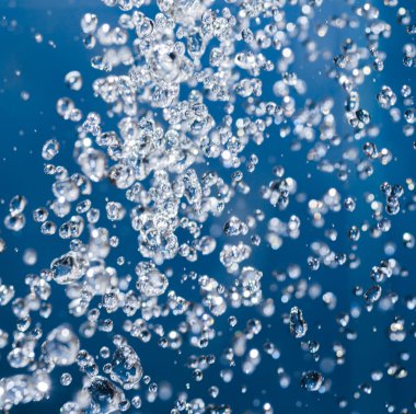 kabarcık veya havada levitating waterdrops ışık