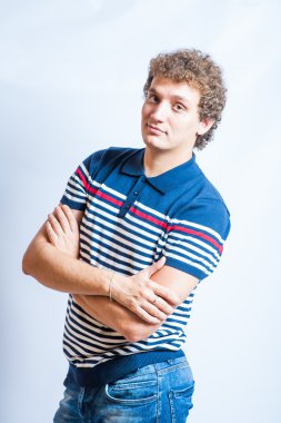 yakışıklı bir adam portresi