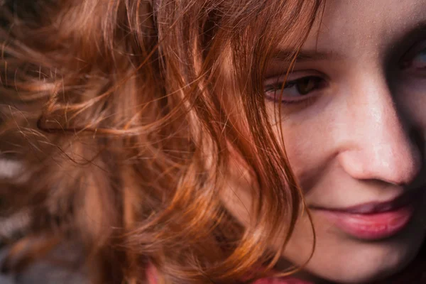 Redhead close-up — Stockfoto