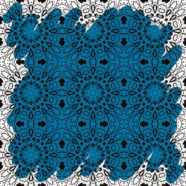 Dikişsiz süs soyut desen