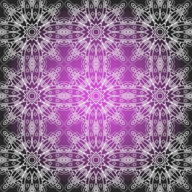 Dikişsiz süs soyut desen