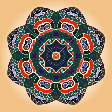 oryantal mandala motifi