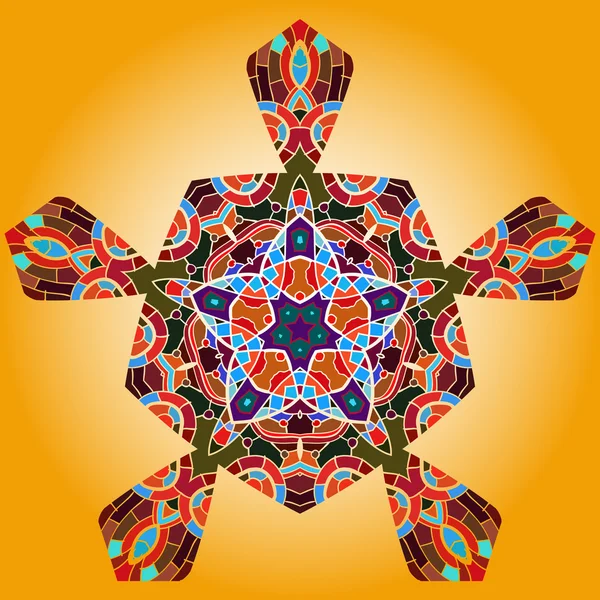 Orientalisches Mandala-Motiv — Stockvektor