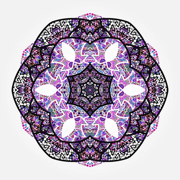 Oryantal mandala motifi — Stok Vektör