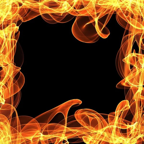 Ram av eld — Stockfoto