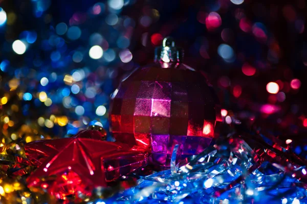 Xmas ball bokeh — Stock Photo, Image