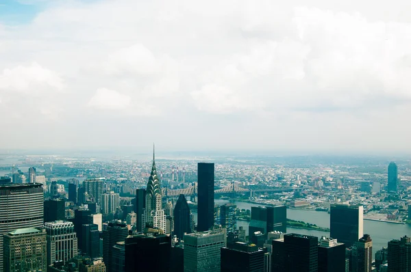 NYC desde arriba tonificado —  Fotos de Stock