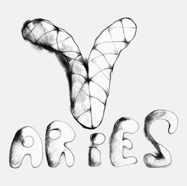 vektör burç Koç (ram)