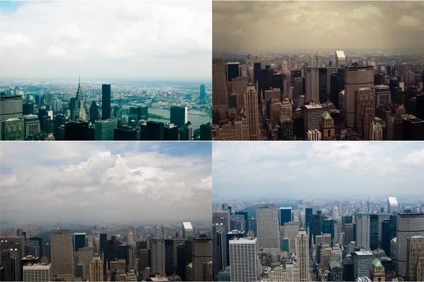 Midtown Manhattan in New York City from high perspective — Stock Photo, Image