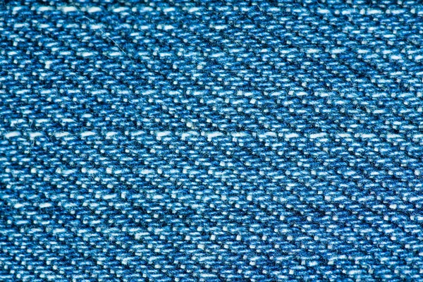 Denim azul macro — Fotografia de Stock