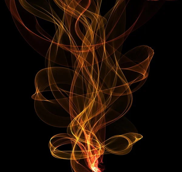 Abstract fire illustration — Stock Photo, Image