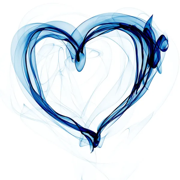 Blue heart — Stock Photo, Image