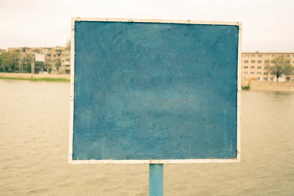 青い黒板 — ストック写真