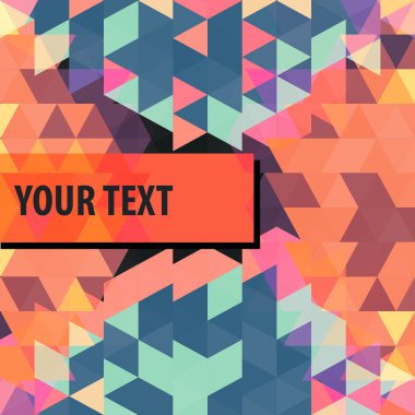 renkli üçgenler arka plan