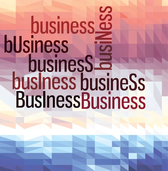 Business triangle colorful — Stock Photo, Image