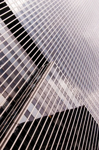 Glass wall of skyscraper — Stock Photo, Image