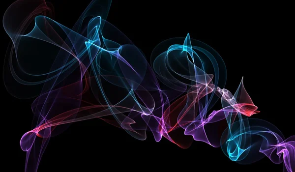 Fumaça fractal — Fotografia de Stock