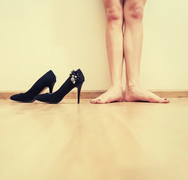 Legs and shoes — Stock Photo, Image