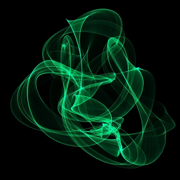 Green  abstract smoke — Stock Photo, Image