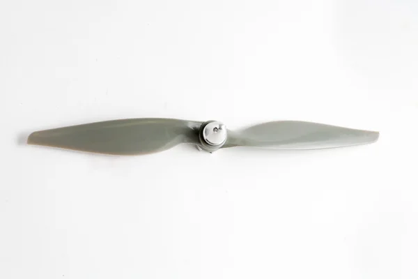 Gray propeller for RC plane — Stock Photo, Image