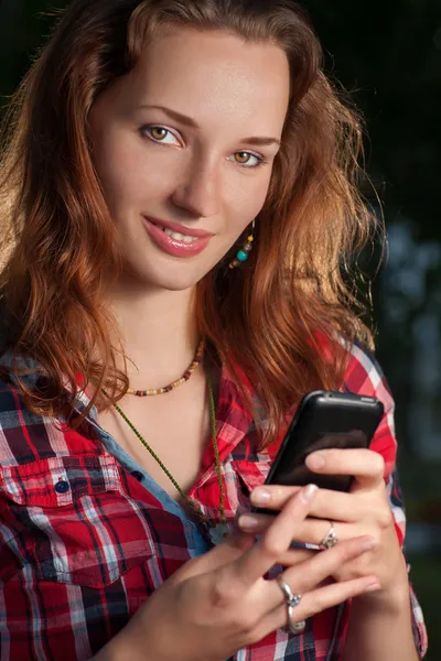 Carrot-top woman — Stock Photo, Image