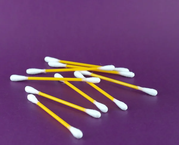 Set of ear cotton sticks — Stock Photo, Image