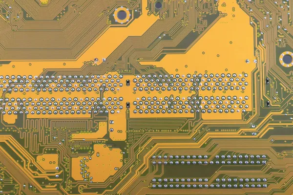 Fond abstrait avec carte de circuit informatique — Photo