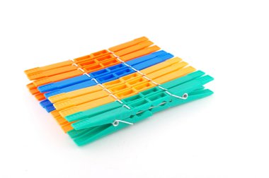 set renkli kıyafetler-mandal