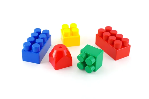 Componentes de color del mecano infantil —  Fotos de Stock