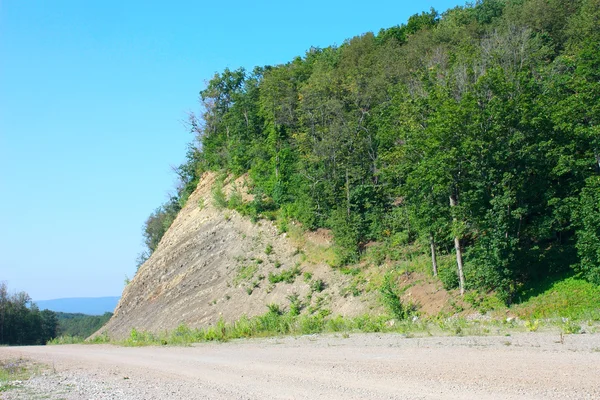 Zomer landschap met bergen — Stockfoto