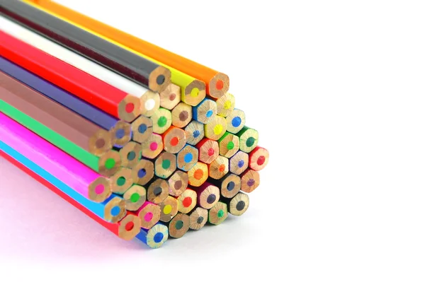 Multi color pencils — Stock Photo, Image