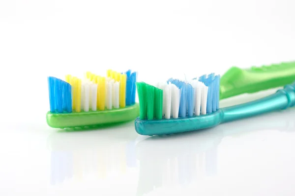 Twee tandenborstels — Stockfoto