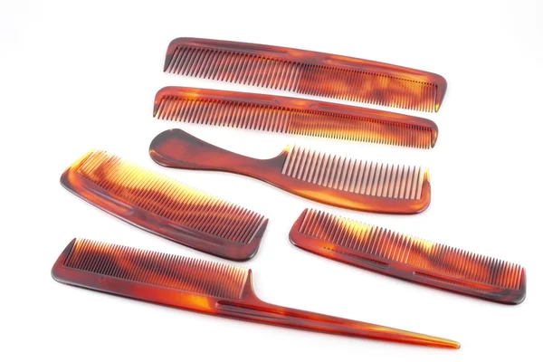 Set of plastic combs — Stock Photo, Image