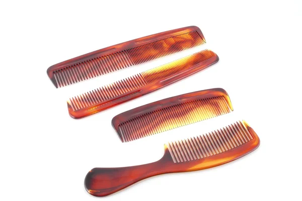 Set of plastic combs — Stock Photo, Image