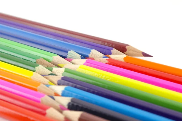 Multi lápis de cor — Fotografia de Stock