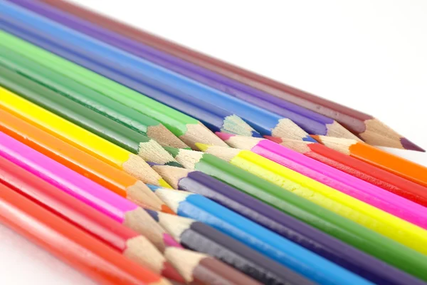 Multi lápis de cor — Fotografia de Stock