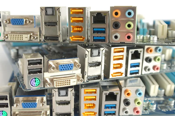 Computer main boards — Stock Photo, Image