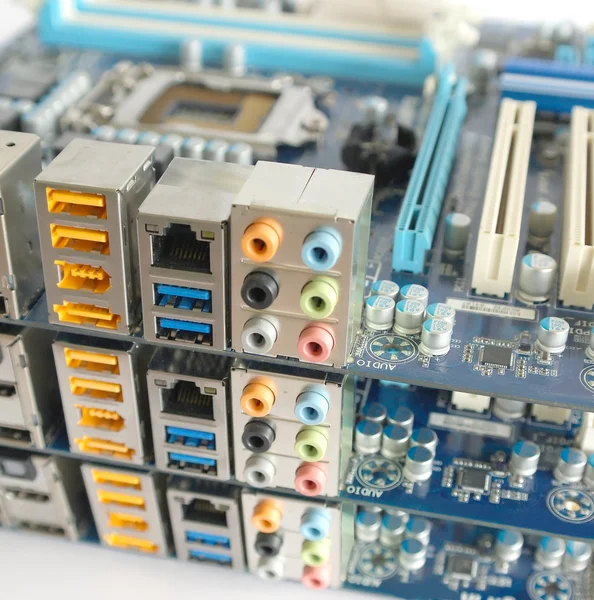 Three computer main boards. — Stock Photo, Image