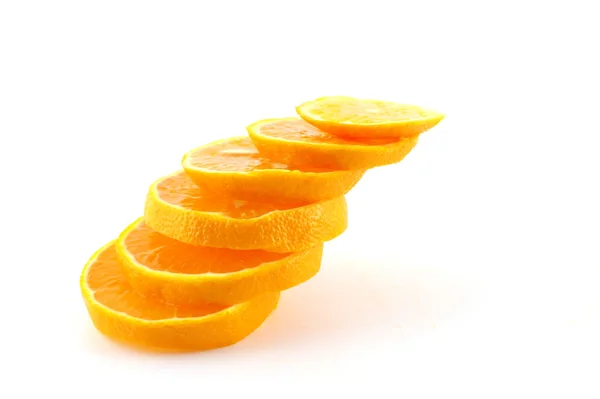 Fatias de tangerina laranja — Fotografia de Stock