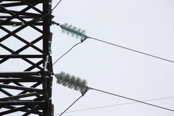 Elektrische Isolatoren — Stockfoto