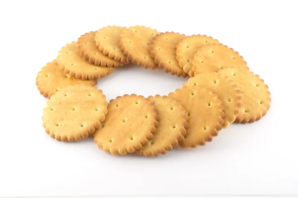 设置 cookie 的圆形状 — 图库照片