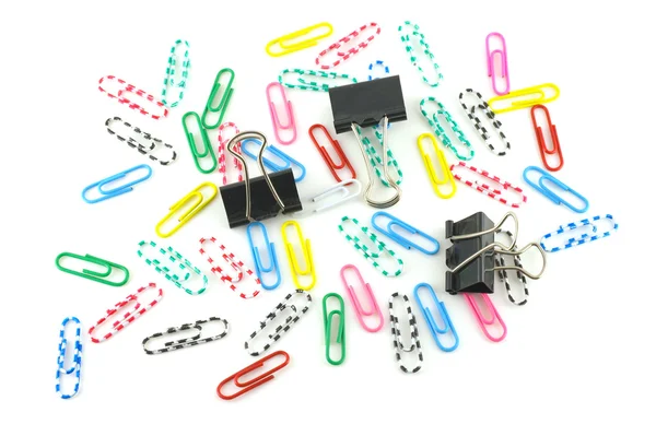 Clips couleur pour papier — Photo